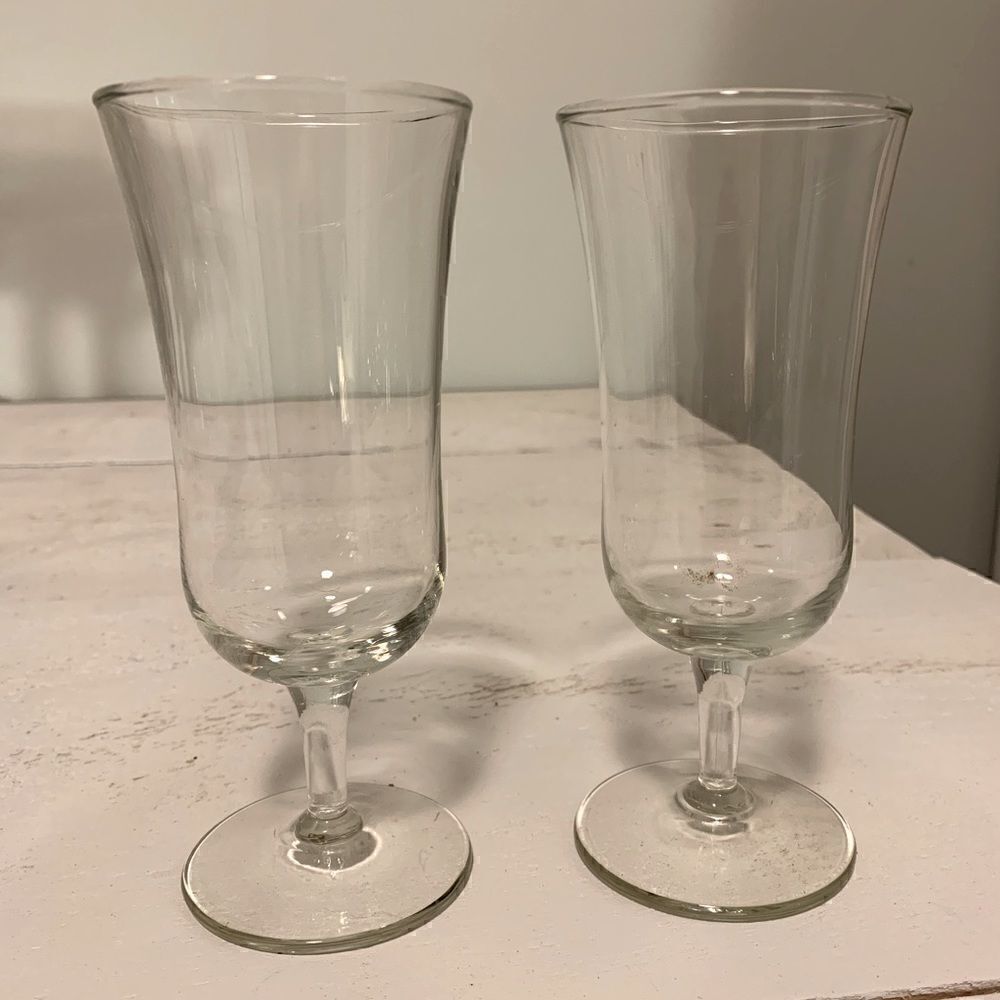 2 Cocktail Glasses  